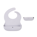 Roll & Go Bib - Dove Gray